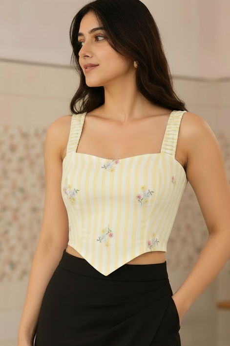 Sunshine Floral Top