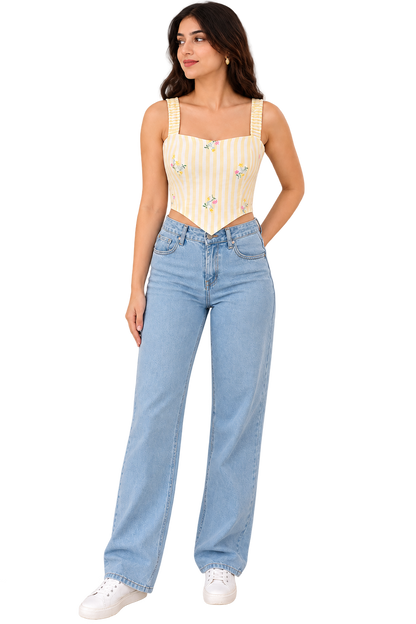 Sunshine Floral Top